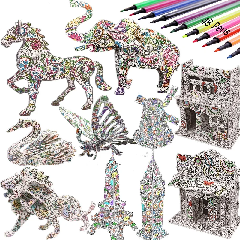 3D Art Coloring Puzzle