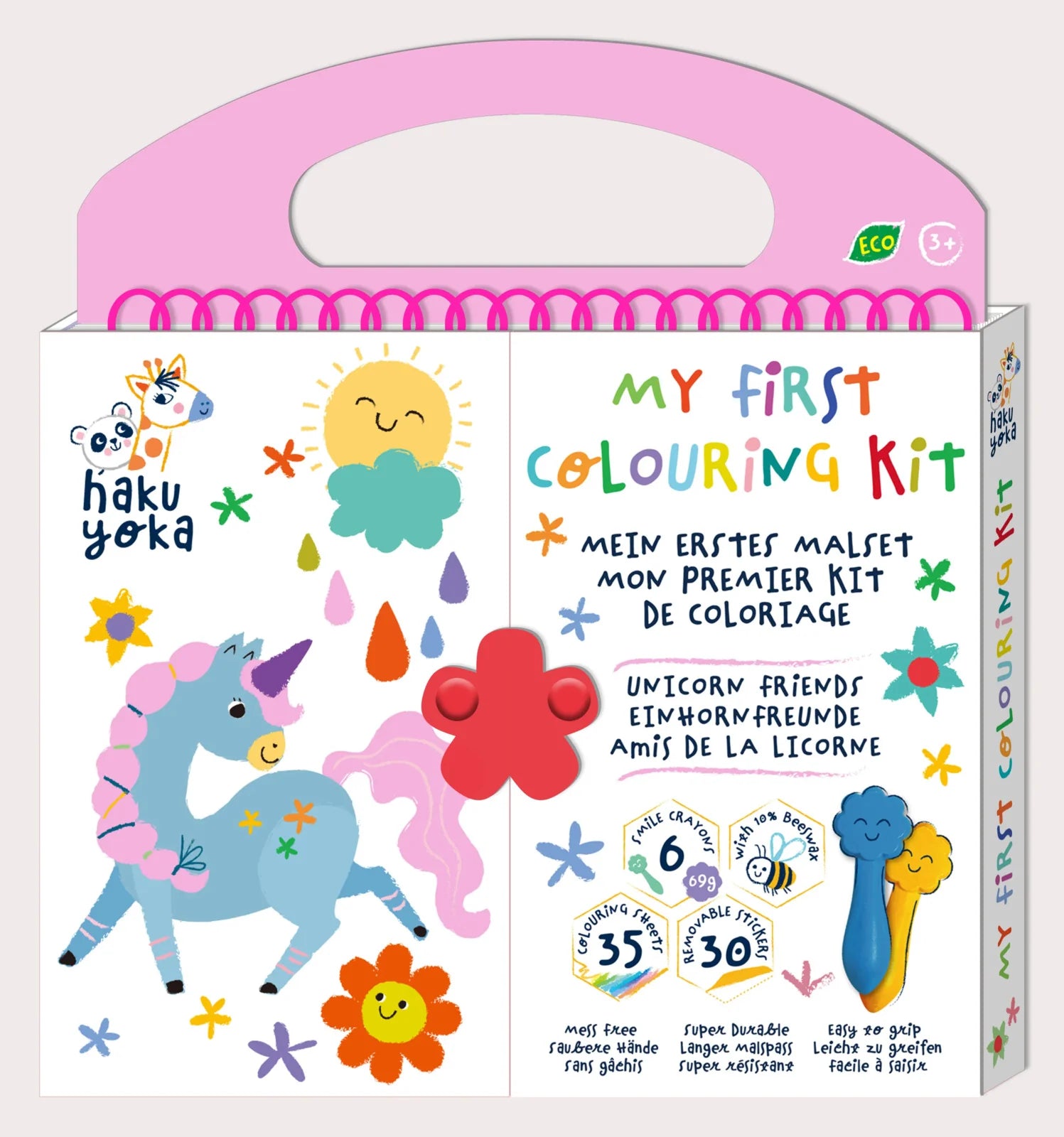 My First Coloring Kit - Haka Yoka - Unicorn Friends