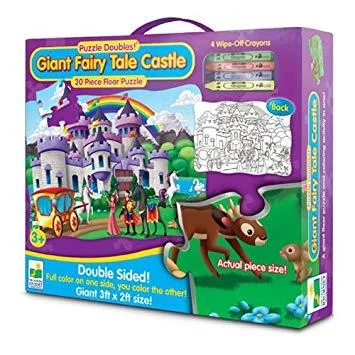 The Learning Journey Coloring Puzzle Fairy Tale Castle