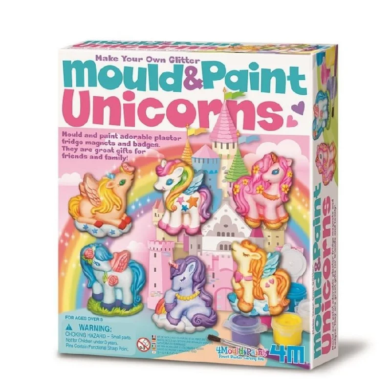 4M - Mould and Paint Unicorn Craft Kit