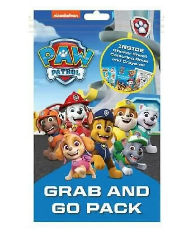 Alligator Paw Patrol Grab and Go Coloring Set - English