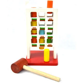 Bloomby Hammer Play Time Pounding Wooden Toy