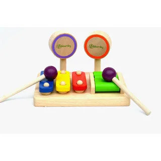 Bloomby Lets Play Music Wooden Percussion Set