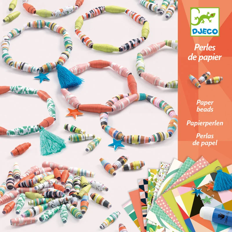 Djeco Spring Bracelets Paper Beads Craft Kit