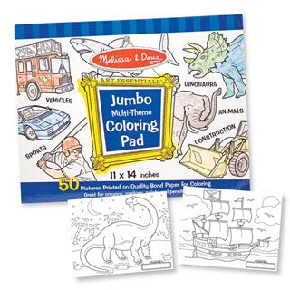 Jumbo Coloring Pad Blue