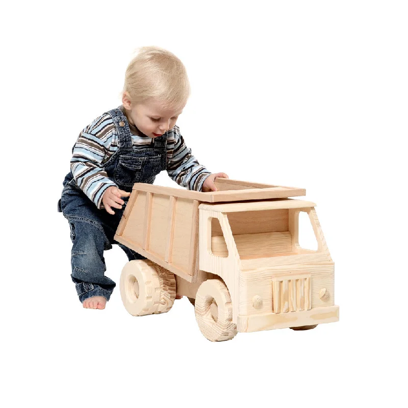 Extra Large Wooden Toy Dump Truck - Robur