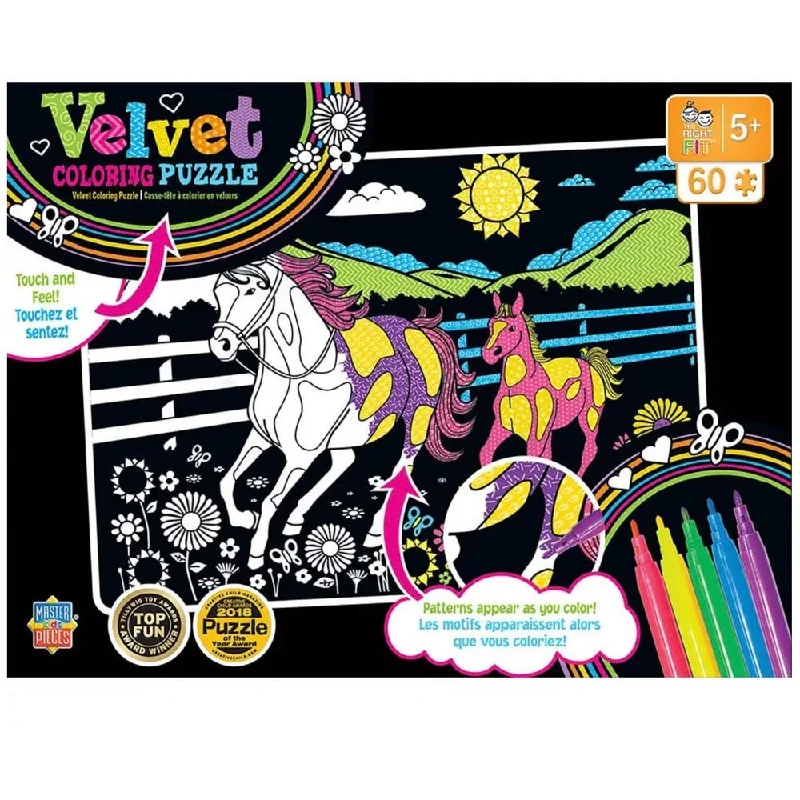 Velvet Coloring Puzzle Unicorn…@Masterpcs