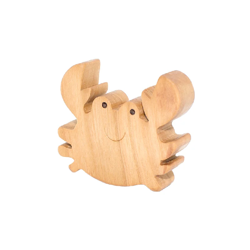 Wooden Crab Figure