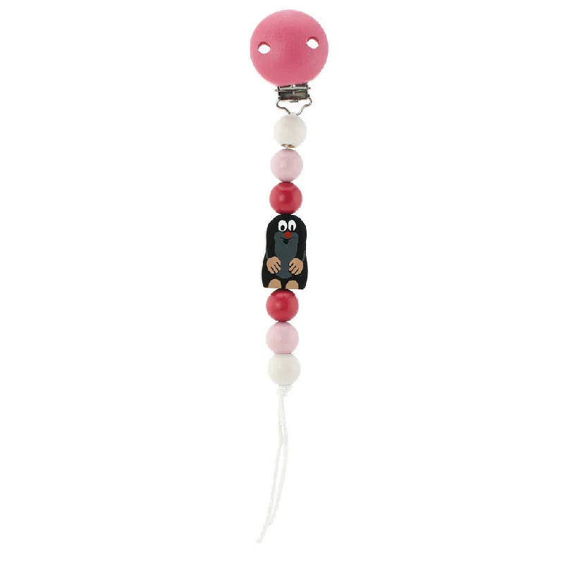 Little Mole Wooden Dummy Clip - Pink