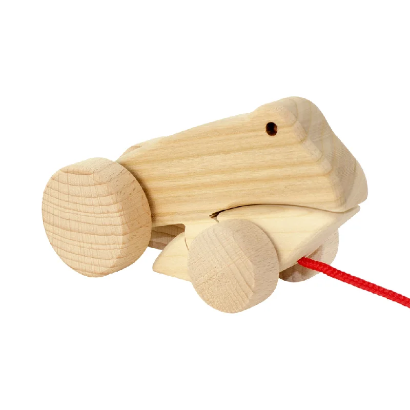 Wooden Frog Pull Along - Fletcher