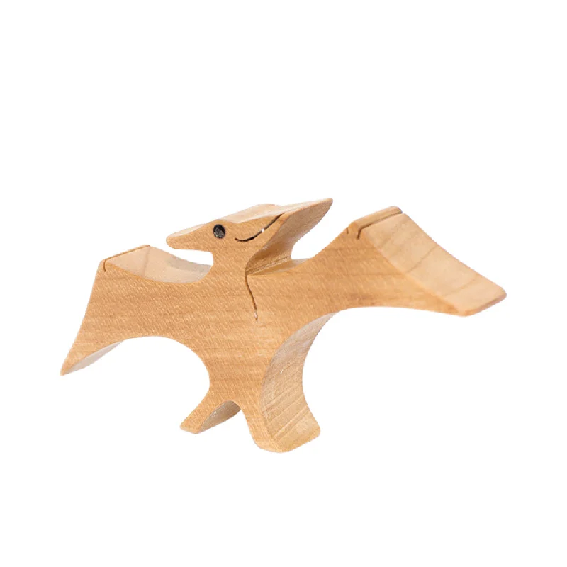 Wooden Pterodactyl Figure