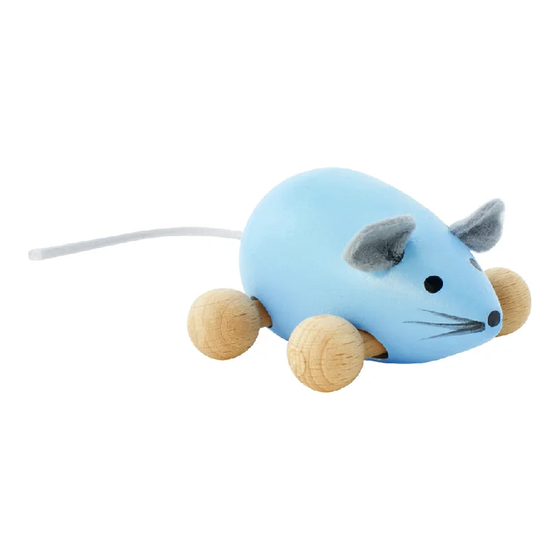 Wooden Push Along Mouse - Dante