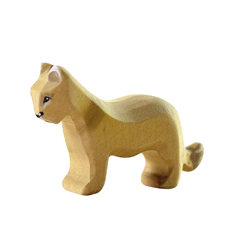 Wooden Lion Cub