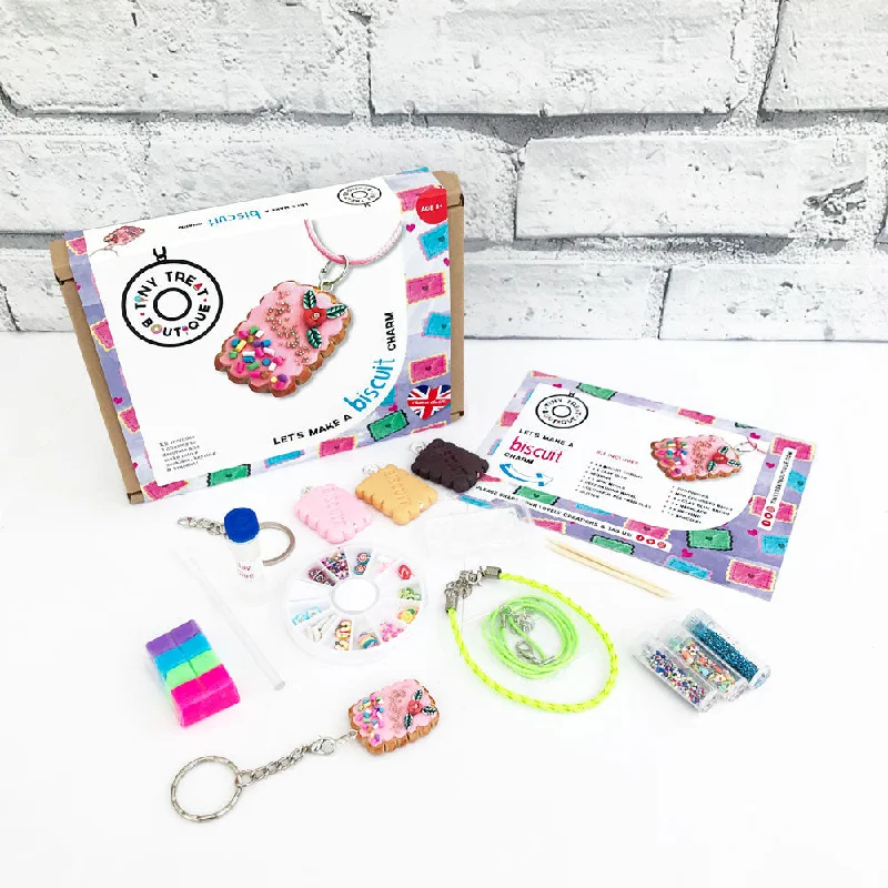 Biscuit-Themed Jewellery Craft Kit (Makes 3 Items)