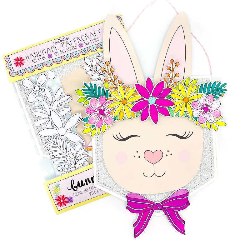 Bunny banner craft kit.