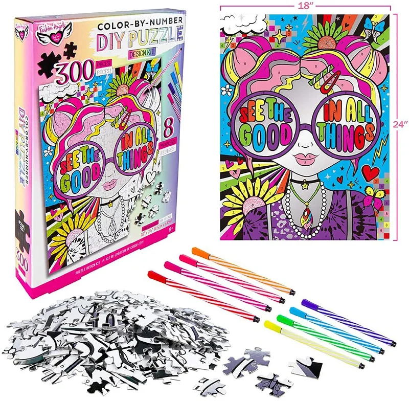 Fashion Angels See The Good Coloring Puzzle