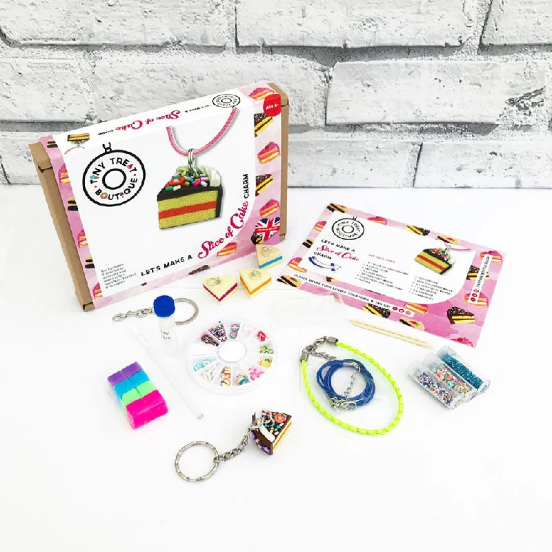 Slice of Cake-Themed Jewellery Craft Kit