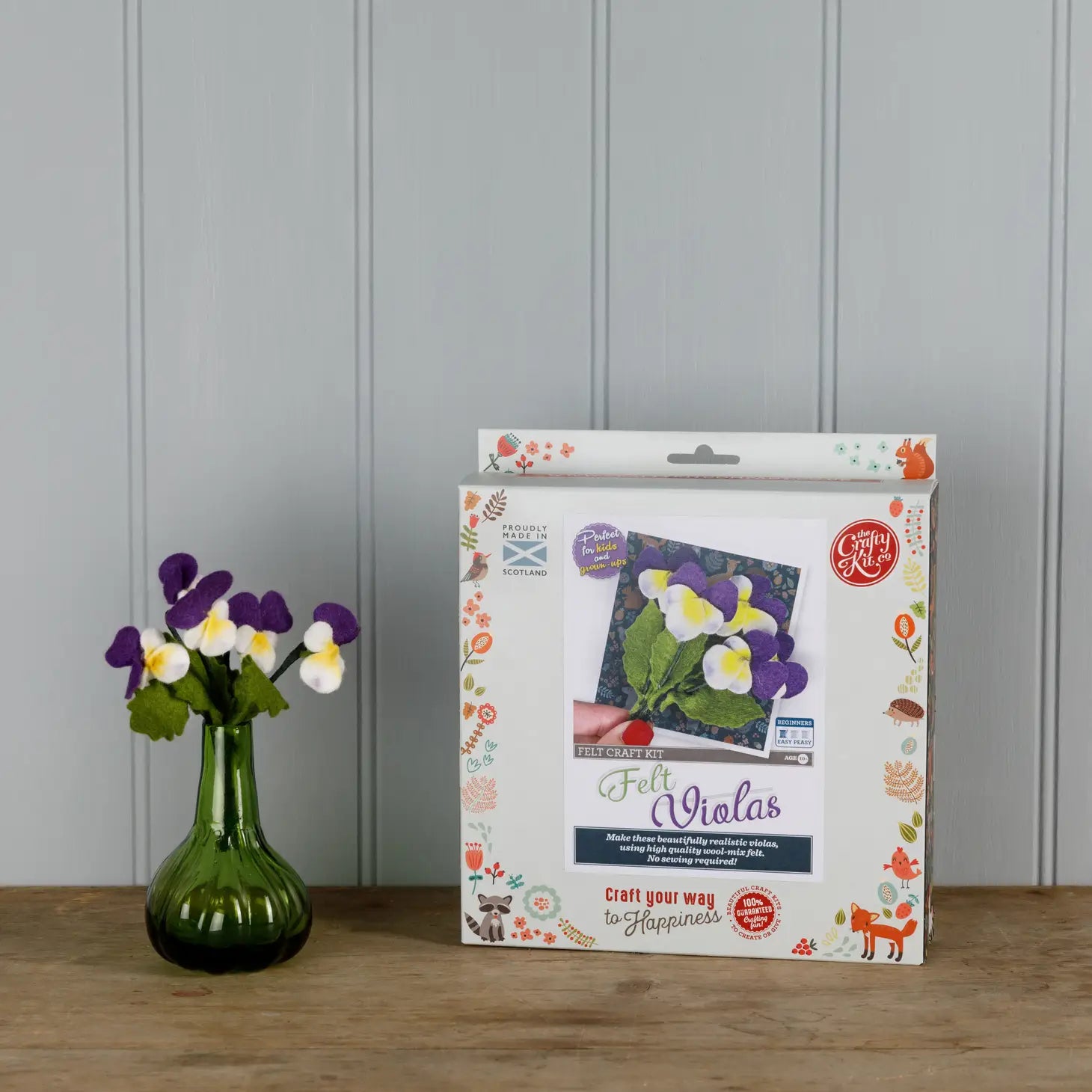 Violas Flower Felt Craft Kit