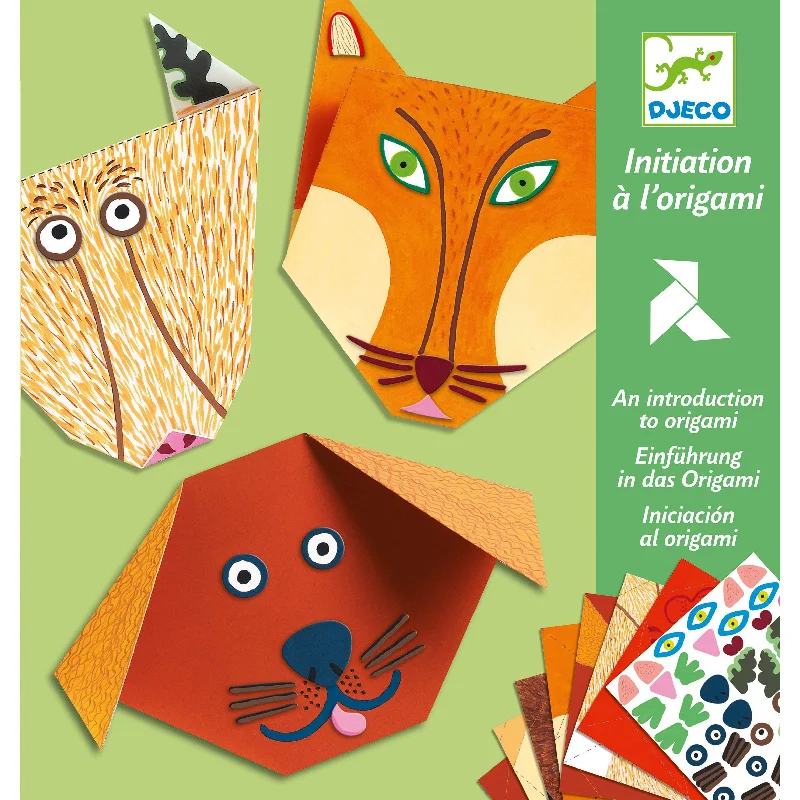 Creative handmade toys for kids to inspire imaginative play-Animals Origami Paper Craft Kit