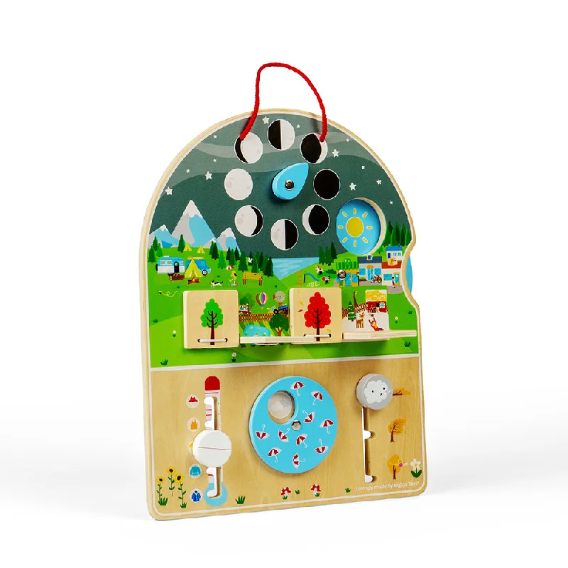 Bigjigs Toys Wooden Weather Board, Learn About Seasons & The Environment