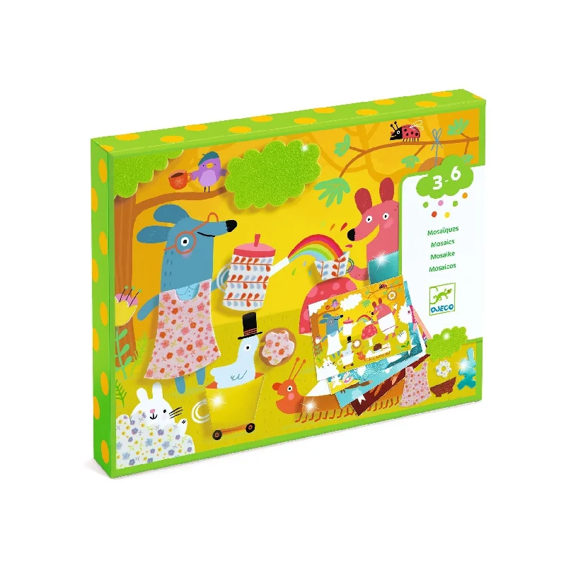 Handmade toy tools for kids to explore their creative side-Foam Fun Sticker Mosaic Craft Kit