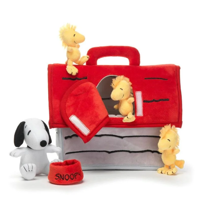 Plush - Classic Snoopy Interactive Dog House Set