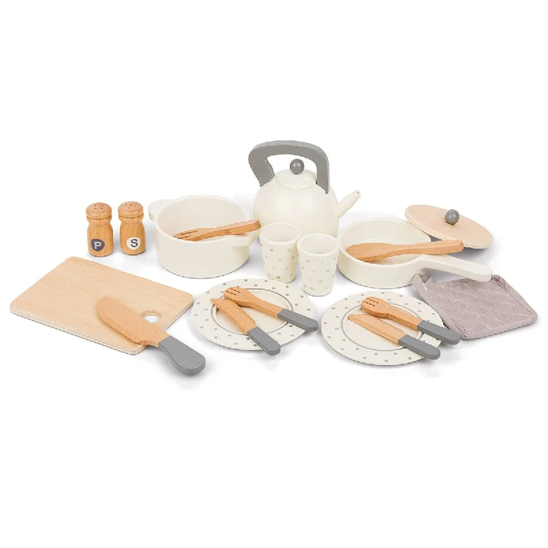 New Classic Toys Wooden Dinner Set