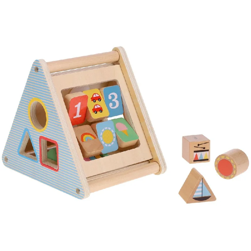 Petit Collage My First Wooden Activity Toy Multi-Coloured