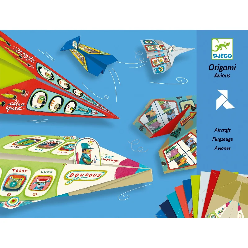 Planes Origami Paper Craft Kit