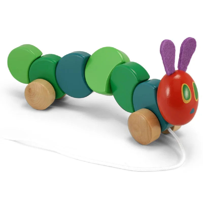 The Very Hungry Caterpillar Wooden Pull Along Toy