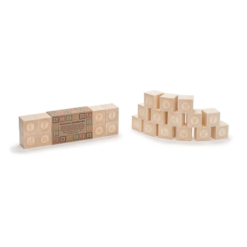 Alphablanks Lowercase Wooden Blocks Set of 14