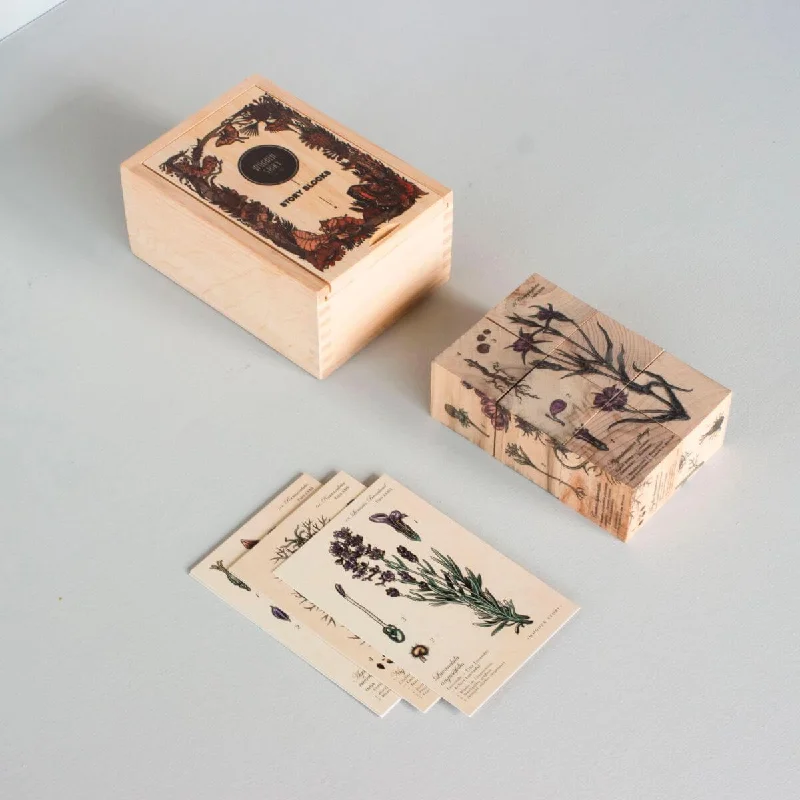 Wooden Blocks - Melliferous plants