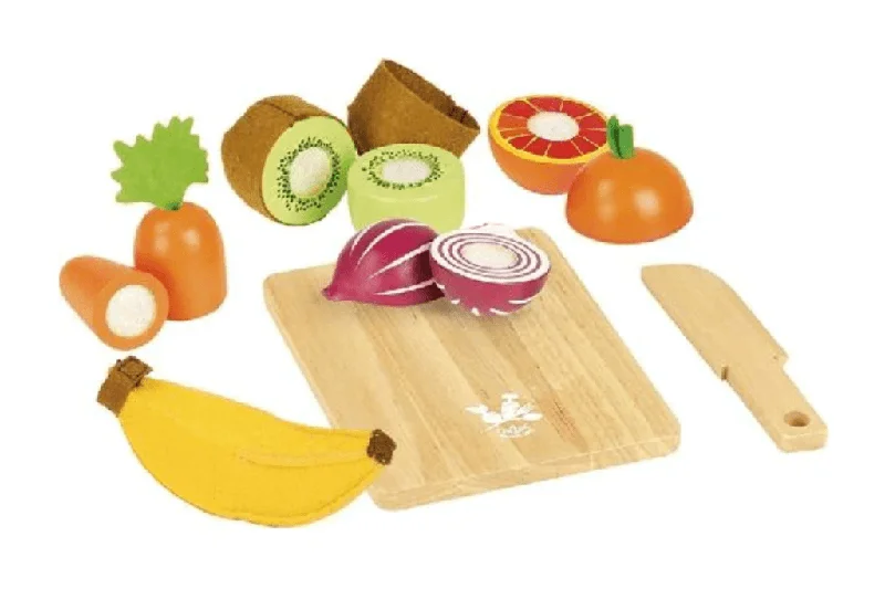 Wooden Fruit & Vegetable Cutting Set