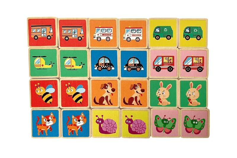 Wooden Memory Game