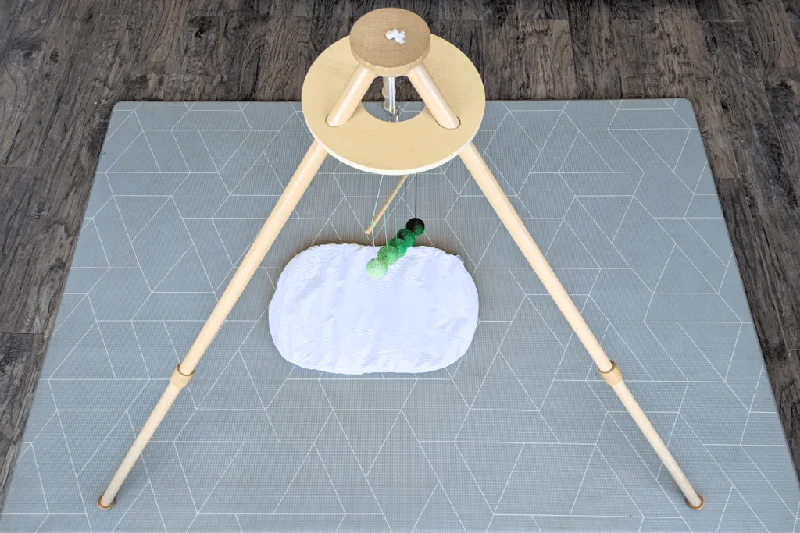 Extra Tall Wooden Baby Gym for Montessori Mobiles