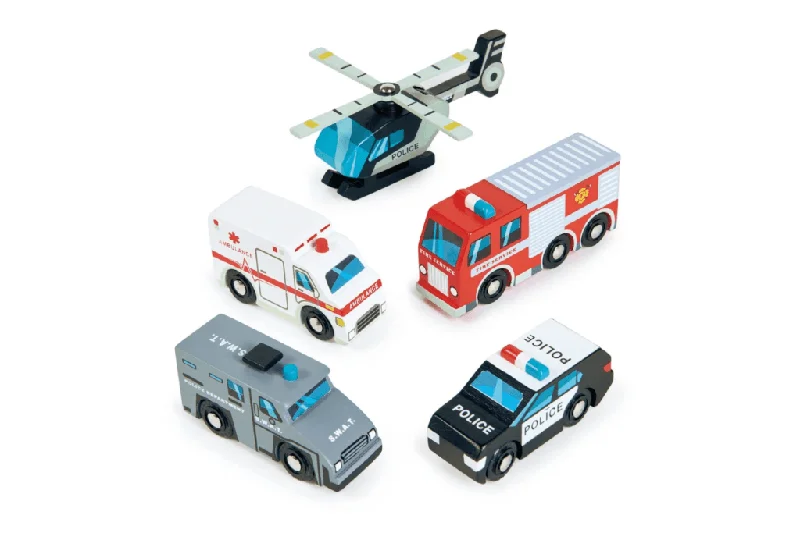 Wooden Emergency Vehicles