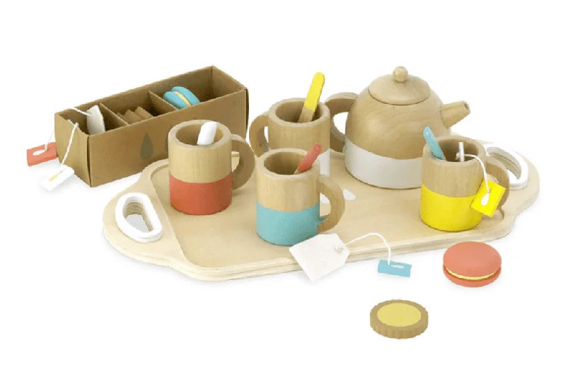 Wooden Tea Set