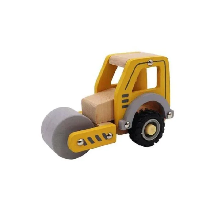 Wooden Construction Vehicle - Roller