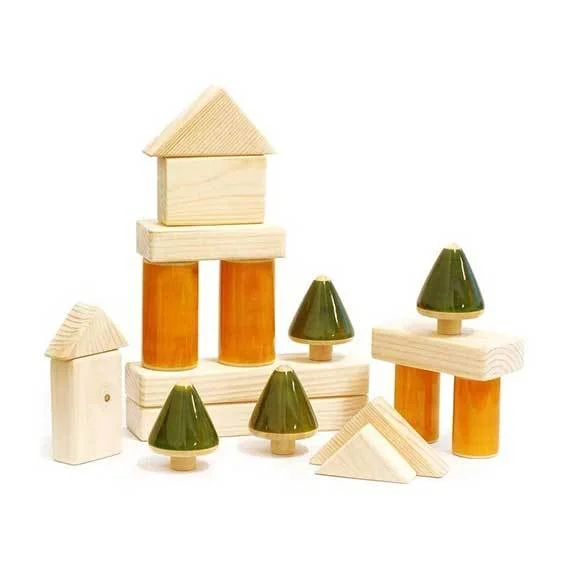 Fair Trade Wooden Building Blocks (18pc)