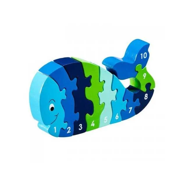 Fair Trade Whale Jigsaw 1-10