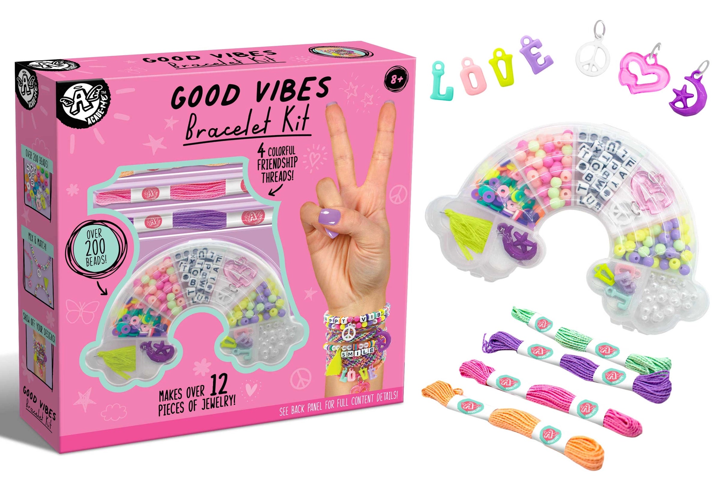 Vintage-style handmade toys for nostalgic play experiences-Good Vibes Bracelet Kit | Anker Play