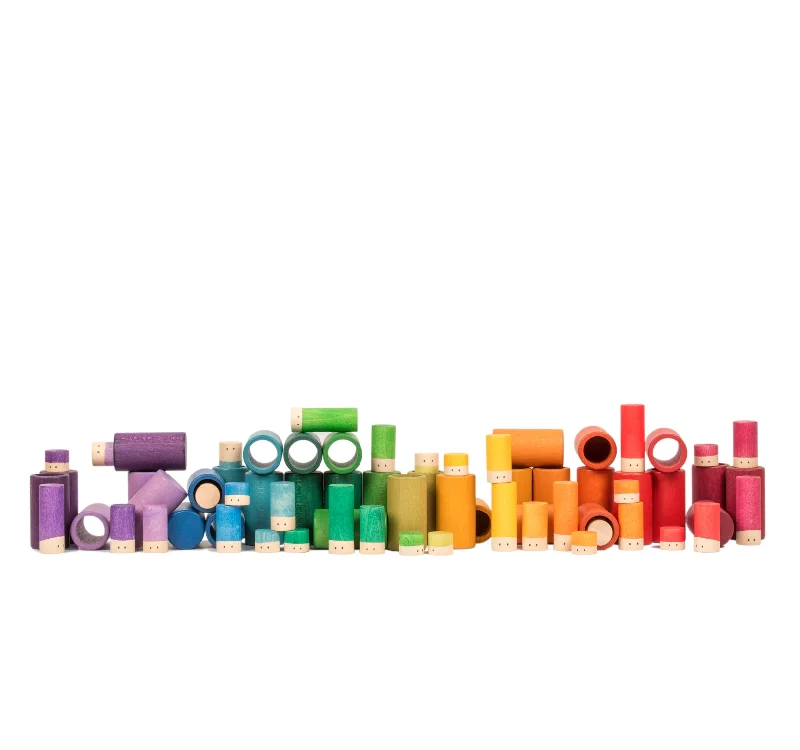 Grapat Lola – Stacking, Sorting Tube and Peg People Set