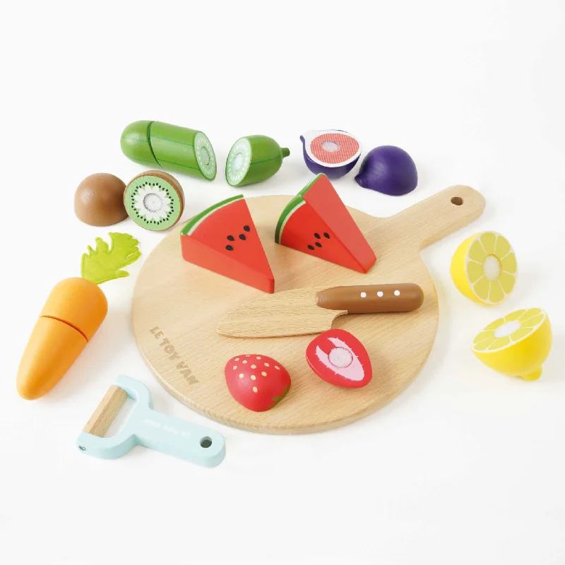 Le Toy Van Chopping Board with Super Food