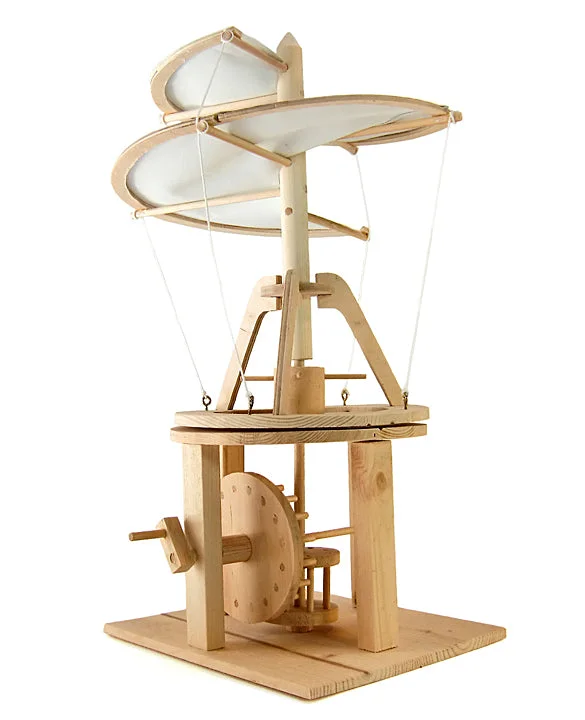 Leonardo Da Vinci Aerial Screw (Helicopter) Wooden Kit