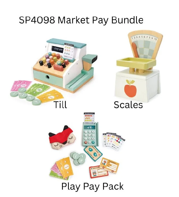 Market Shop Pay Bundle (Play Pay Pack, Scales, Till)