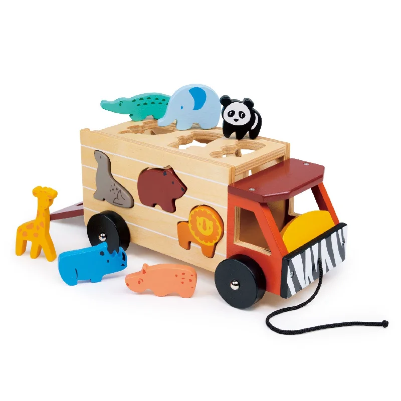 Shape Sorting Safari Truck