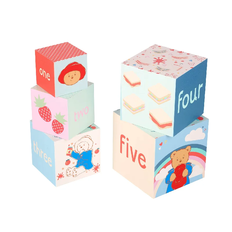 Paddington™ Wooden Stacking Cubes