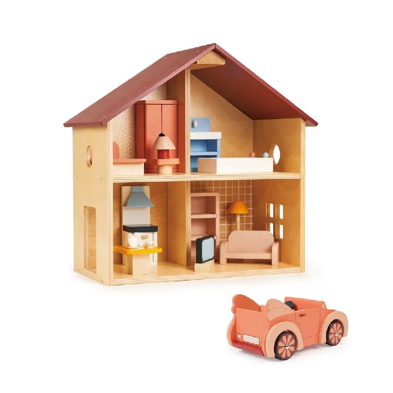 Poppets Dolls  House & FREE Dolls House Car Bundle  (MT7601 Poppets House, MT7915 Car)