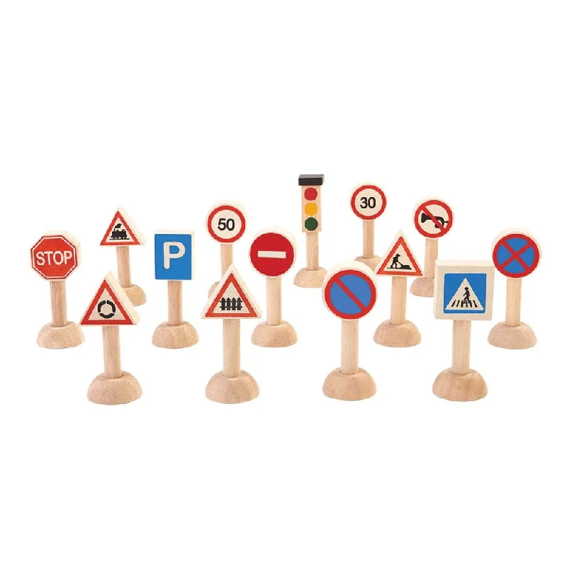 Set Of Traffic Signs & Lights