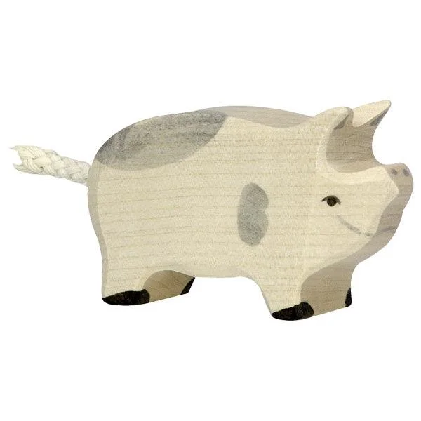 Wooden Piglet Dappled